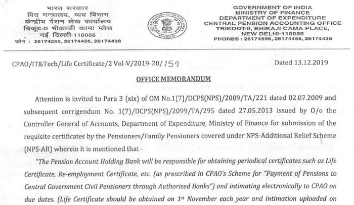 cpao life certificate